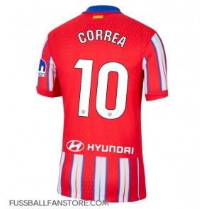 Atletico Madrid Angel Correa #10 Replik Heimtrikot 2024-25 Kurzarm